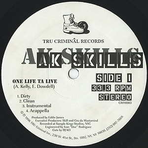 AK Skills / East Ta West (12inch) / Tru Criminal 1996 USオリジナル