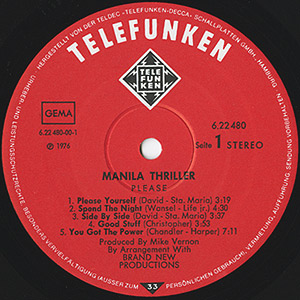 Manila Thriller(LP)