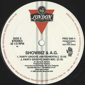 Showbiz & A.G. / Soul Clap/Party Groove (Promo12inch) / London