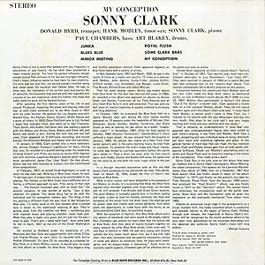 Sonny Clark / My Conception (LP) / Blue Note 1979 日本盤 EX-/EX