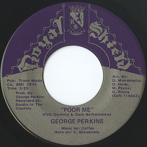 George Perkins / I'm So Glad You're Mine/Poor Me(7inch) / Royal Shield 1974  USオリジナル盤 EX- | Groovenut Records SOUL JAZZ FUNK 45 DISCO HIP HOP