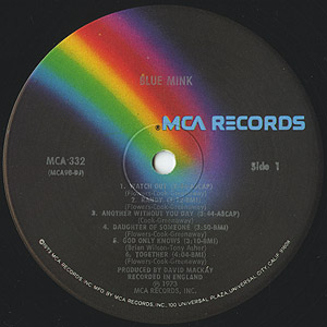 Blue Mink レアグルーヴ　ファンキー ロック　Madeline Bell Blue Mink / Blue Mink (LP) / MCA 1973 USオリジナル盤 VG/EX