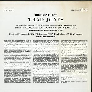 Thad Jones / The Magnificent Thad Jones Vol.3(LP) / Blue Note 1972